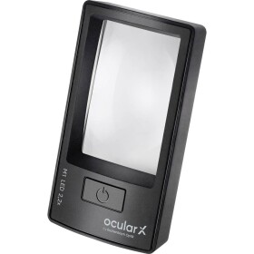 Eschenbach XM0102, ocularX M1 ruční lupa zvětšení: 2.2 x, Velikost objektivu: (d x š) 7.5 cm x 5 cm
