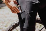 Kraťasy FORCE COMFORT 2 do pasu s vložkou, černé (Barva černá, velikost XXL)