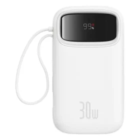 Baseus Qpow2 20000mAh 30W s kabelem USB-C bílá / Powerbanka / 3xUSB-C / 1xUSB-A (P10055009213-00)