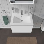 DURAVIT - L-Cube Umyvadlová skříňka 40x62x48 cm, 1 zásuvka, lesklá bílá LC614002222