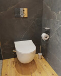 Wc s bidetem závěsné SAT Infinitio včetně prkénka softclose, zadní odpad SATINF011RREXPBFC SATINF011RREXPBFC