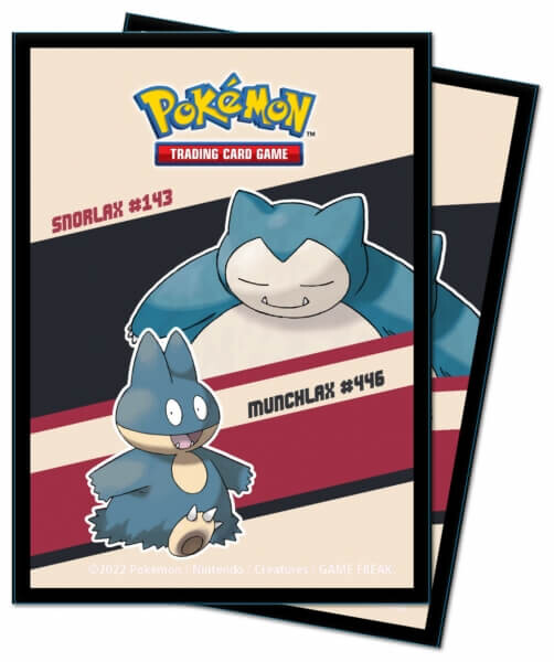 Pokémon Deck Protector obaly na karty 65 ks - Snorlax and Munchlax