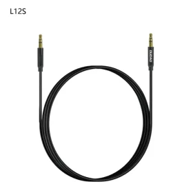 Dudao L12S AUX audio kabel / mini jack 3,5 mm / 1m / 3 pólový stereo / černá (199972)