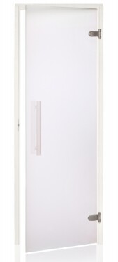 Dveře do sauny "A" 7x20 Satin 690x1990 mm White CA720SAWL
