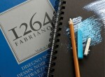 Fabriano 1264 Black blok A5 200 g 20 listů drátěná vazba