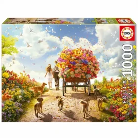 EDUCA Puzzle Rozvoz květin