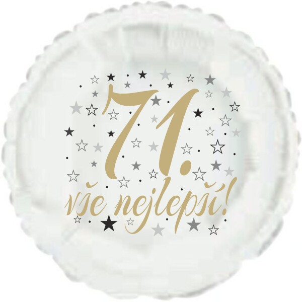 71. narozeniny balónek kruh Balonky.cz 71. narozeniny balónek kruh Balonky.cz