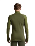 Pánské merino triko dlouhý rukáv, 1/2 zip ICEBREAKER Mens Merino 200 ZoneKnit LS Half Zip, Dark Loden/Sphagnum/Cb velikost: XL