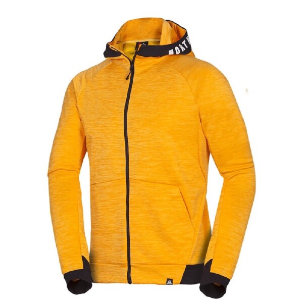 Mikina DAVE MI-3794OR pánská yellowmelange NORTHFINDER L yellowmelange