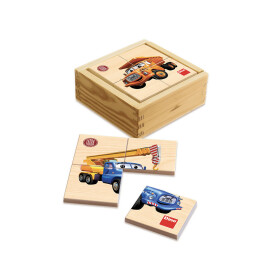 Tatra - dřevěné puzzle 6 X 4 dílky - CZ Drami