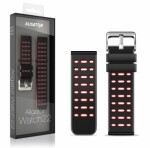 Aligator Silikonový řemínek Duální 22mm červená (22AW0001)