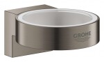 GROHE - Selection Držák skleničky/mýdelníku, kartáčovaný Hard Graphite 41027AL0