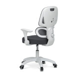 Dětská židle, výškově nastavitelná, šedá síťovina, KA-K1063 GREY