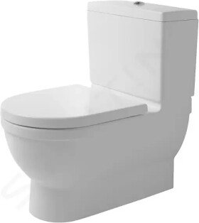DURAVIT - Starck 3 WC mísa kombi Big Toilet, s WonderGliss, bílá 21040900001