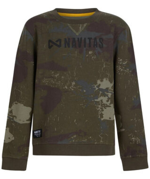 Navitas Mikina Identity Camo Kids Sweatshirt 7-8 let (NTKC4507-7/8)