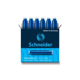 Inkoustové bombičky Schneider, 6 ks modré