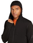 Pánská merino mikina s kapucí ICEBREAKER Mens 360 Realfleece Elem LS Z Hood, Black velikost: L