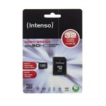 INTENSO micro SDHC karta 32GB Class 10 + SD adaptér (3413480)