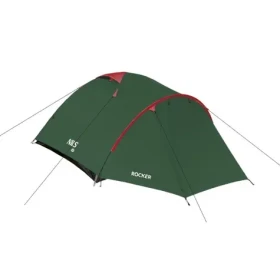 NILS Camp NC6013 Rocker zelený / Turistický stan / 3 osoby / 100+205+40 x 210 x 130 cm / vodní sloupec: 3000mm (5907695518900)