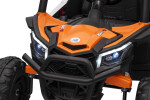 Mamido Elektrické autíčko Buggy Madman bílé | UTV-MX 4x4 | EVA kola | 12V 10Ah | EKO kůže