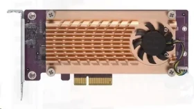 QNAP QM2-2P-244A / rozšiřující karta pro disky SSD M.2 22110 2280 / 2 sloty / podpora NAS TVS-x82 TS-x77 (QM2-2P-244A)