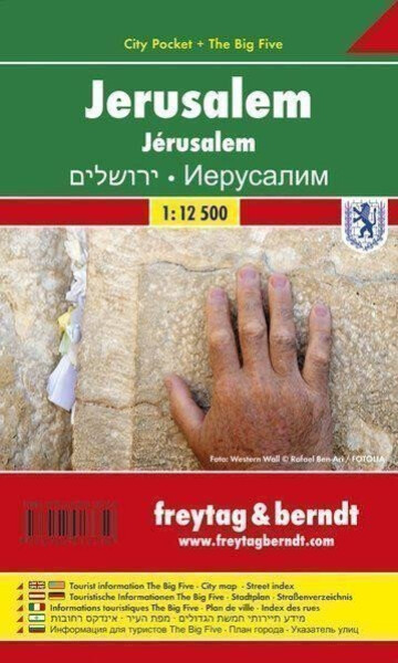 PL 506 CP Jeruzalém 1:12 500 kapesní plán města