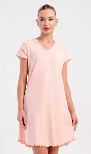 Dámská noční košile s krátkým rukávem Vienetta Secret Sandra