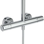 IDEAL STANDARD - Ceratherm T25+ Sprchový set s termostatem, 26x26 cm, 2 proudy, chrom A8498AA