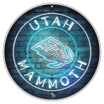 Mustang Cedule Utah Mammoth NHL 22" Round Neon