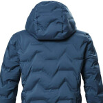 Dámská zimní bunda Killtec KOW 9 prošívaná bunda s kapucí dlouhá nepromokavá modrá (41806/744) 46