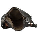 Módní dámská koženková crossbody kabelka Coveri Kisha, stříbrná