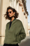 Trendyol Khaki Oversize Bomber Tencel Jacket