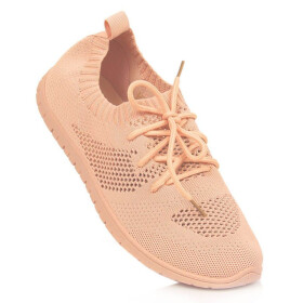 Novinky EVE211D powder pink ažurová sportovní obuv