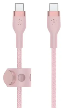 Belkin BOOST CHARGE PRO FLEX růžová / Kabel USB-C na USB-C / 1 m (CAB011bt1MPK)
