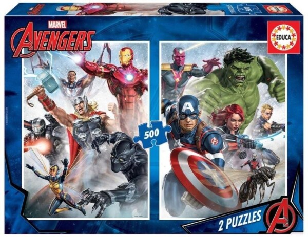 Puzzle Avengers 2x500 dílků