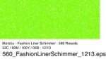 Kontura na textil Marabu Fashion Liner 25ml - 560 třpytivá zelená reseda