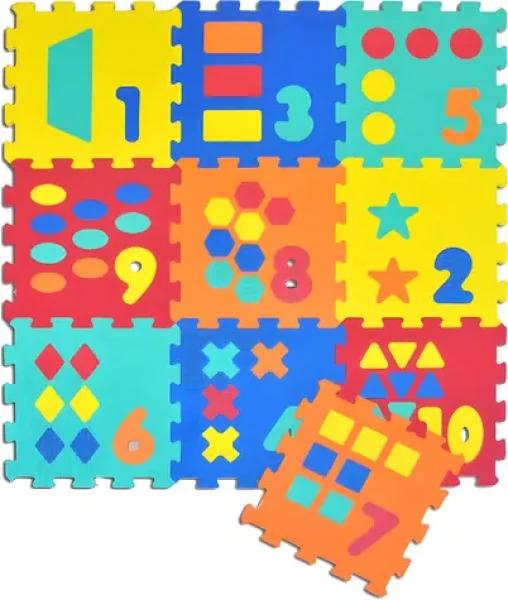 Pěnové puzzle koberec Počítání