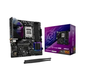 ASRock B850M Riptide WiFi / AMD B850 / DDR5 / SATA III / USB 3.2 / 2.5GLAN / Wi-Fi 7 / sc.AM5 / mATX (90-MXBS3-A0UAYZ)