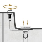 MEXEN - Automatický dřezový sifon na 2 misku, grafit 66921-70