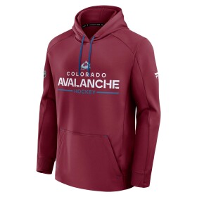 Fanatics Pánská mikina Colorado Avalanche NHL 2025 26 Authentic Pro Rink Tech Hoodie - Vínová Velikost: 2XL