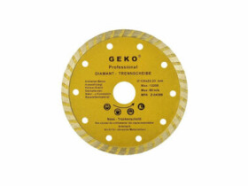 GEKO G00261 / Řezný kotouč diamantový Turbo / 125 x 8 x 22.2 mm (G00261)