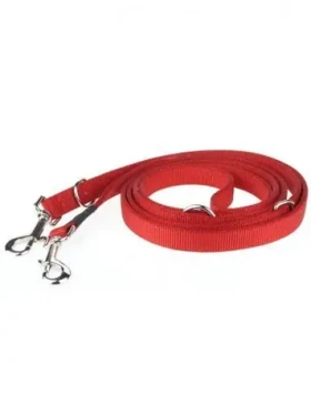 AnimALL Vodítko popruhové přepínací červené 250 cm/20 mm (113275)