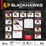 JF Turner Kalendář Chicago Blackhawks NHL 2026 Wall Calendar