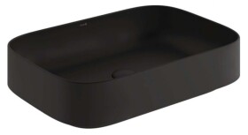 KLUDI - Resa S Umyvadlo na desku, 60x40 cm, matná černá 58CW4039