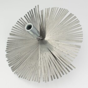 Kartáč pro nerezové komíny, 160mm, plochý nerez drát