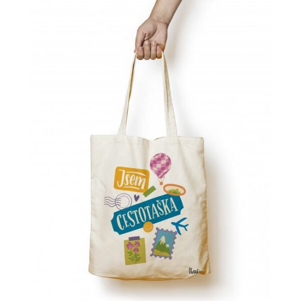 Plátěná taška - Jsem cestotaška