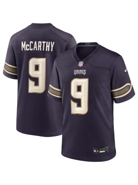 Nike Pánský dres Minnesota Vikings NFL J.J. McCarthy #9 2026 Rivalries Game Velikost: XL