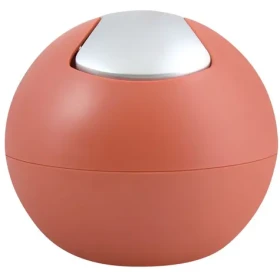 Spirella BOWL MATT mini výklopný odpadkový koš 1 L matný terakota / plast (7610583212283)