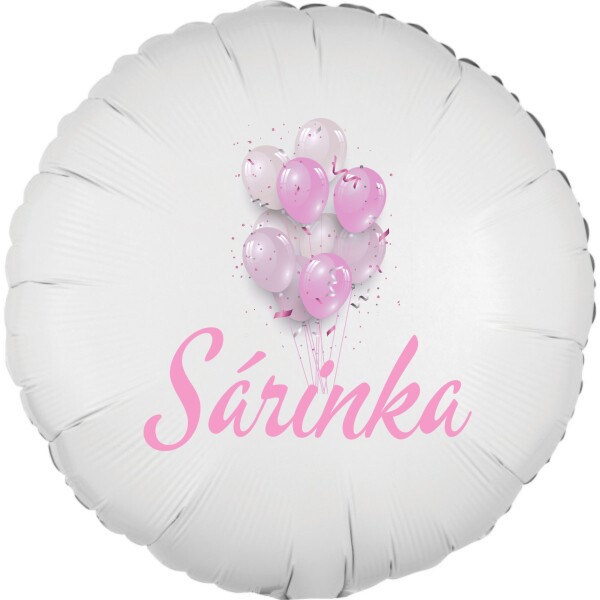Sárinka - balónek se jménem - Balonky.cz Sárinka - balónek se jménem - Balonky.cz