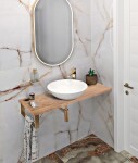 SAPHO - WOODY deska 1300x28x360, masiv přírodní dub WD136-70